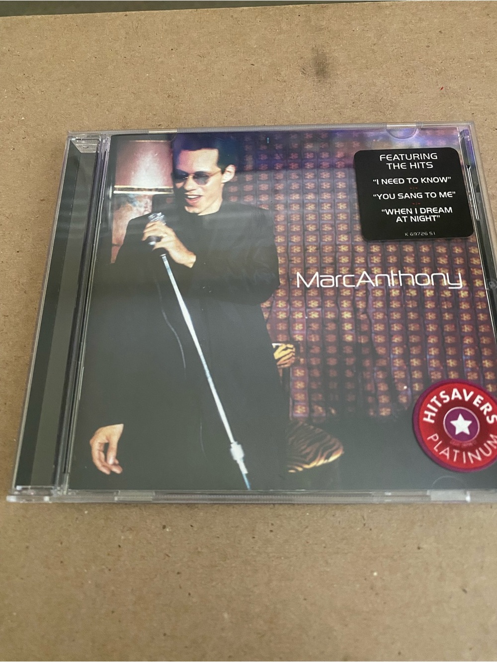 Marc Anthony - Hitsavers Platinum (Black) CD Album